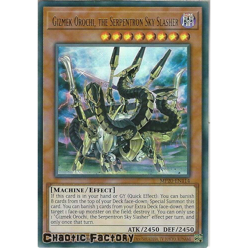 MP20-EN114 Gizmek Orochi, the Serpentron Sky Slasher Ultra Rare 1st Edition NM