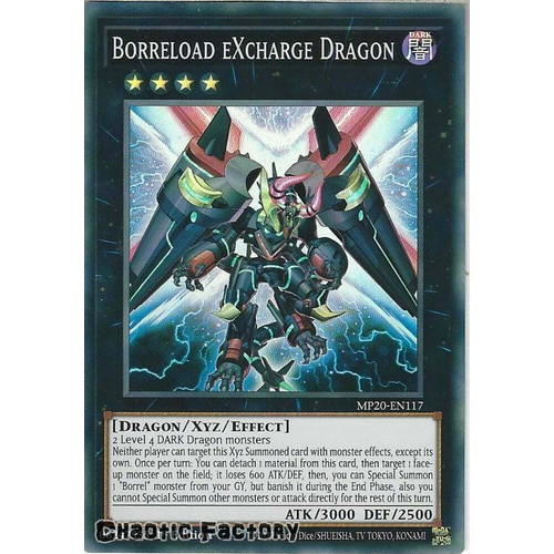 MP20-EN117 Borreload eXcharge Dragon Super Rare 1st Edition NM
