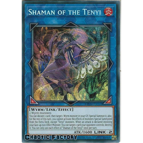 MP20-EN122 Shaman of the Tenyi Prismatic Secret Rare 1st Edition NM