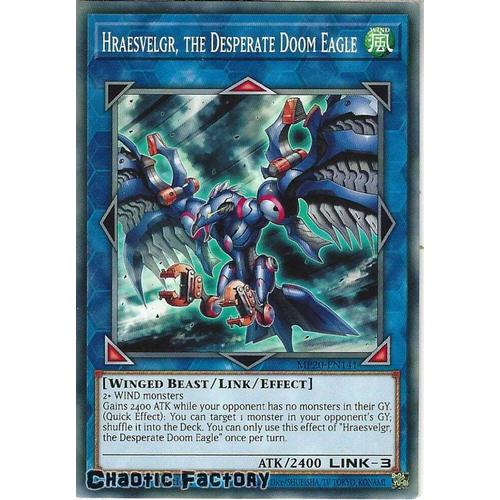 MP20-EN141 Hraesvelgr, the Desperate Doom Eagle Common 1st Edition NM