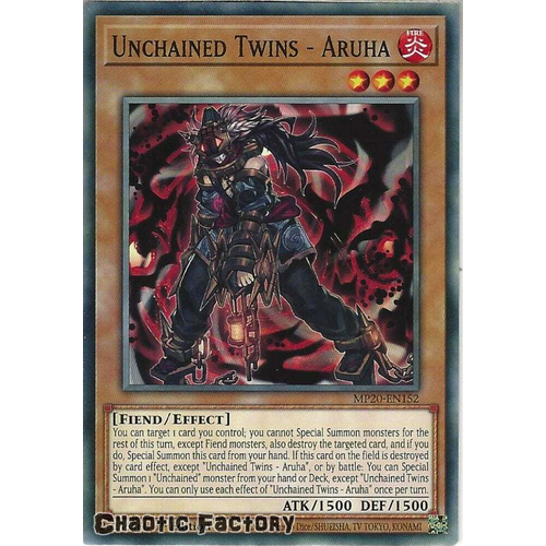 MP20-EN152 Unchained Twins - Aruha Common 1st Edition NM