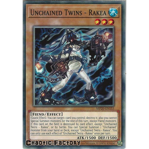 MP20-EN153 Unchained Twins - Rakea Common 1st Edition NM