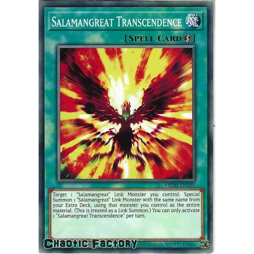 MP20-EN180 Salamangreat Transcendence Common 1st Edition NM