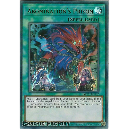 MP20-EN182 Abomination's Prison Ultra Rare 1st Edition NM