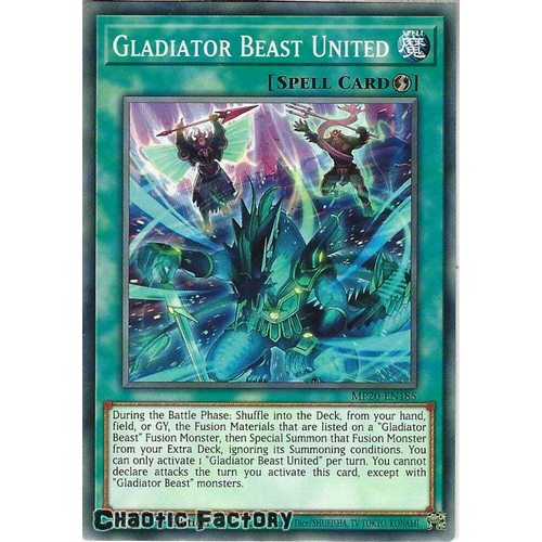 MP20-EN185 Gladiator Beast United Common 1st Edition NM