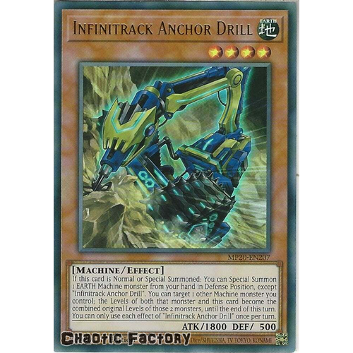 MP20-EN207 Infinitrack Anchor Drill Ultra Rare 1st Edition NM