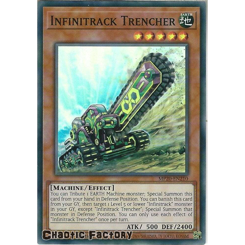 MP20-EN210 Infinitrack Trencher Super Rare 1st Edition NM