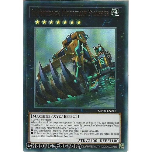 MP20-EN213 Infinitrack Mountain Smasher Ultra Rare 1st Edition NM