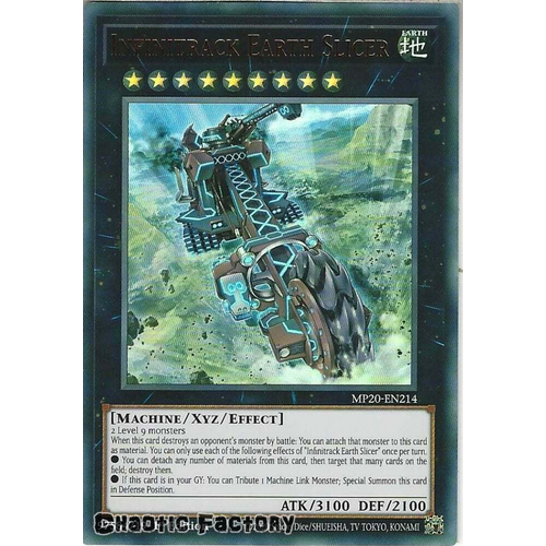 MP20-EN214 Infinitrack Earth Slicer Ultra Rare 1st Edition NM
