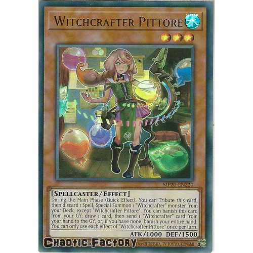 MP20-EN220 Witchcrafter Pittore Ultra Rare 1st Edition NM