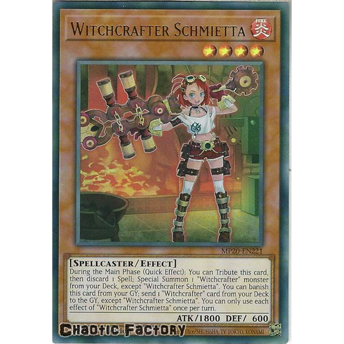 MP20-EN221 Witchcrafter Schmietta Ultra Rare 1st Edition NM