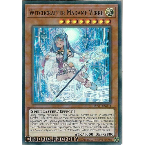 MP20-EN224 Witchcrafter Madame Verre Super Rare 1st Edition NM