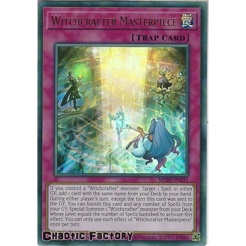 MP20-EN231 Witchcrafter Masterpiece Ultra Rare 1st Edition NM