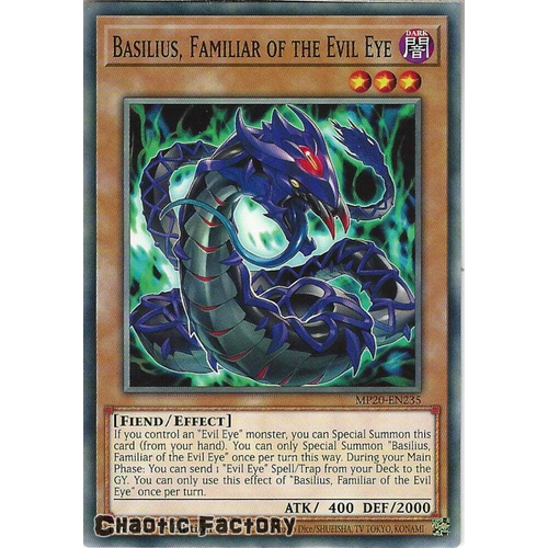 MP20-EN235 Basilius, Familiar of the Evil Eye Common 1st Edition NM