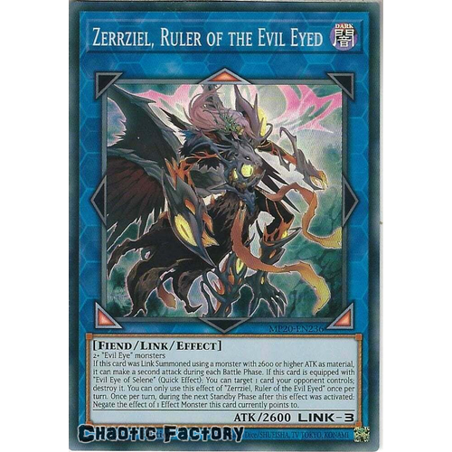 MP20-EN236 Zerrziel, Ruler of the Evil Eyed Super Rare 1st Edition NM