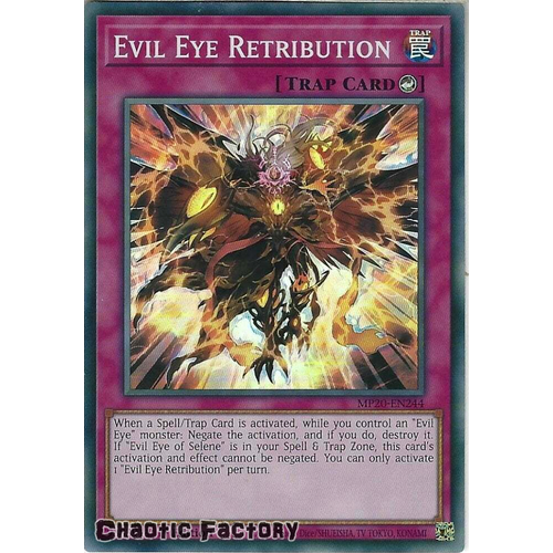 MP20-EN244 Evil Eye Retribution Super Rare 1st Edition NM