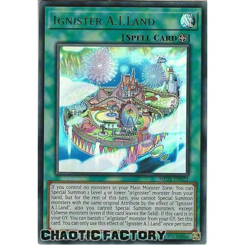 MP21-EN021 Ignister A.I.Land Ultra Rare 1st Edition NM