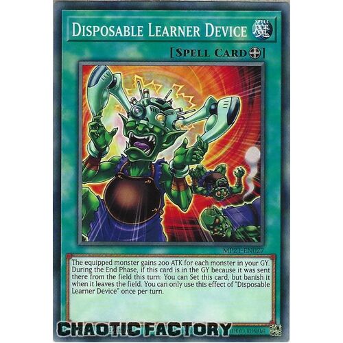 MP21-EN027 Disposable Learner Device Common 1st Edition NM