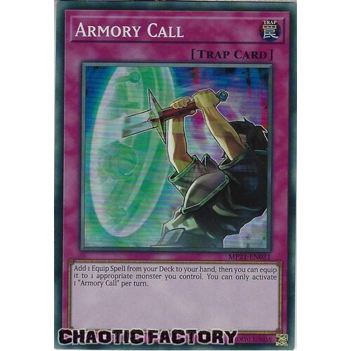 MP21-EN031 Armory Call Super Rare 1st Edition NM