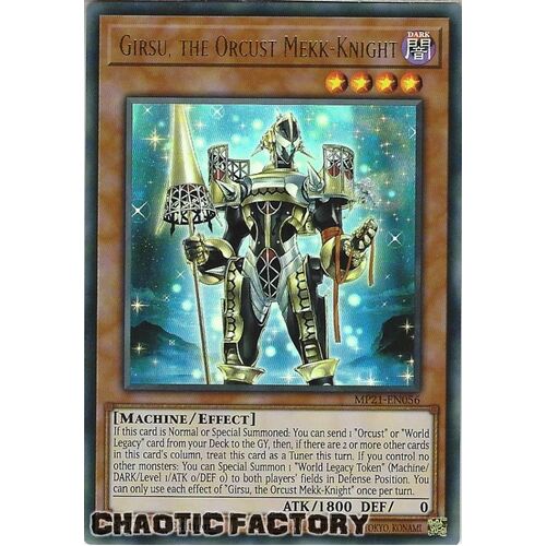 MP21-EN056 Girsu, the Orcust Mekk-Knight Ultra Rare 1st Edition NM