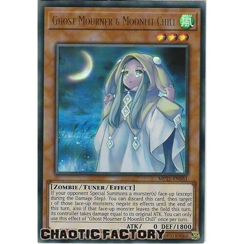 MP21-EN061 Ghost Mourner & Moonlit Chill Ultra Rare 1st Edition NM