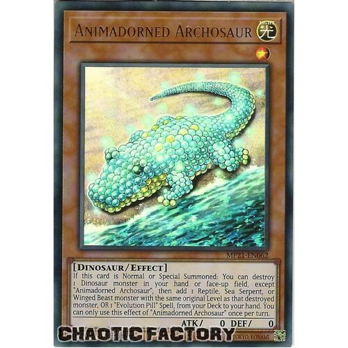 MP21-EN062 Animadorned Archosaur Ultra Rare 1st Edition NM