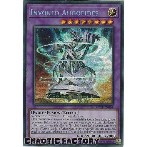 MP21-EN064 Invoked Augoeides Prismatic Secret Rare 1st Edition NM