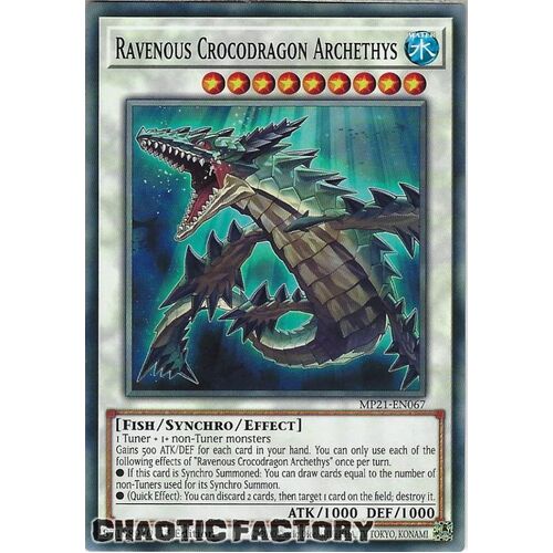 MP21-EN067 Ravenous Crocodragon Archethys Common 1st Edition NM