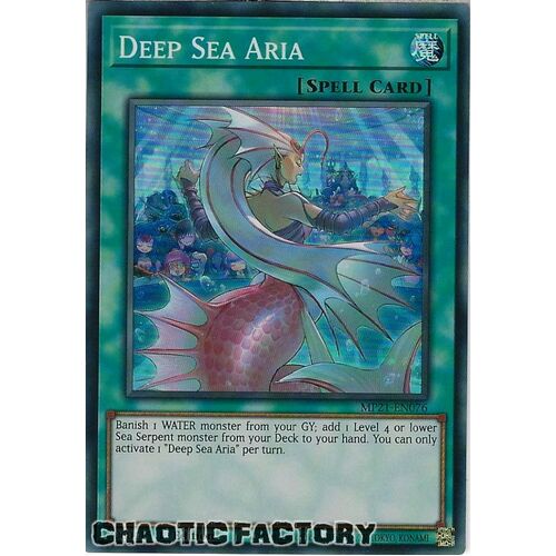 MP21-EN076 Deep Sea Aria Super Rare 1st Edition NM