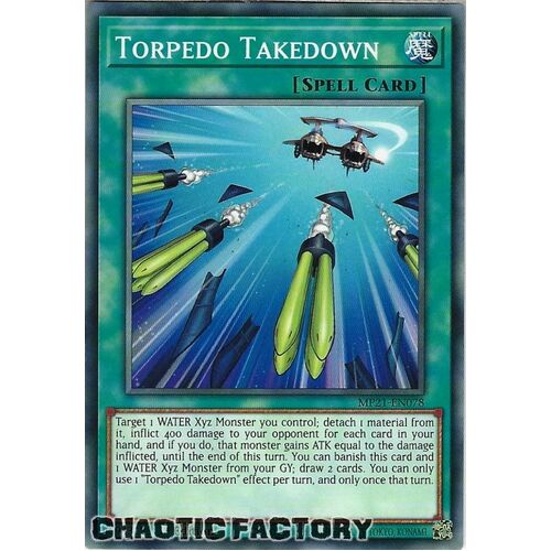 MP21-EN078 Torpedo Takedown Common 1st Edition NM