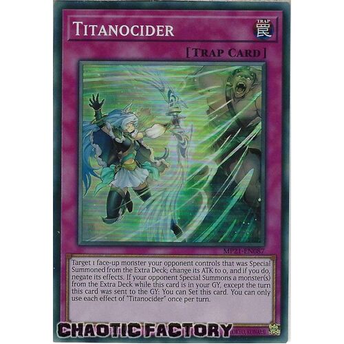 MP21-EN087 Titanocider Super Rare 1st Edition NM