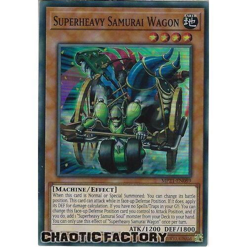 MP21-EN089 Superheavy Samurai Wagon Super Rare 1st Edition NM
