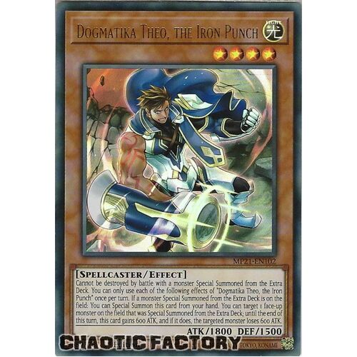 MP21-EN102 Dogmatika Theo, the Iron Punch Ultra Rare 1st Edition NM