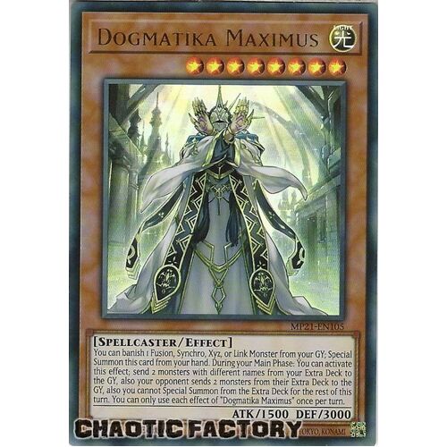 MP21-EN105 Dogmatika Maximus Ultra Rare 1st Edition NM