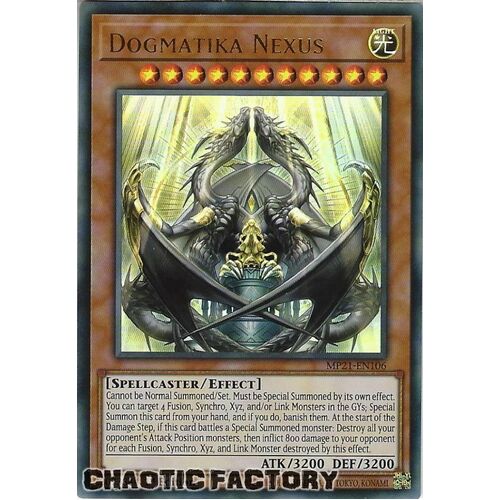 MP21-EN106 Dogmatika Nexus Ultra Rare 1st Edition NM