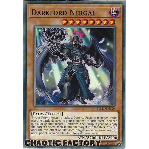 MP21-EN119 Darklord Nergal Common 1st Edition NM