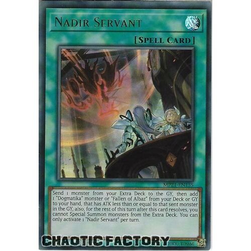 MP21-EN135 Nadir Servant Ultra Rare 1st Edition NM
