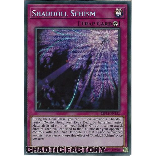 MP21-EN152 Shaddoll Schism Prismatic Secret Rare 1st Edition NM