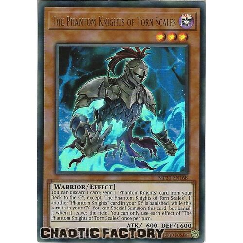 MP21-EN168 The Phantom Knights of Torn Scales Ultra Rare 1st Edition NM