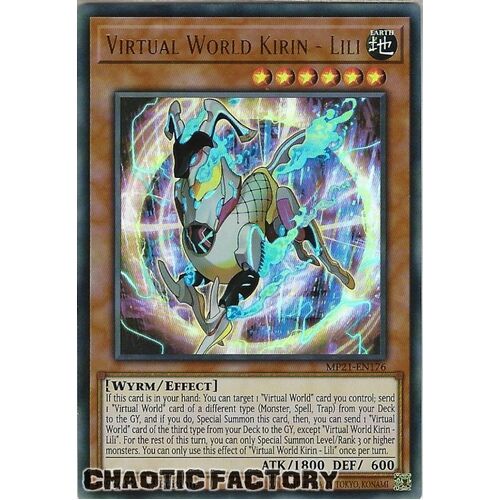 MP21-EN176 Virtual World Kirin - Lili Ultra Rare 1st Edition NM