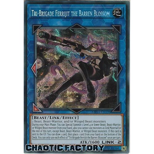 MP21-EN196 Tri-Brigade Ferrijit the Barren Blossom Prismatic Secret Rare 1st Edition NM