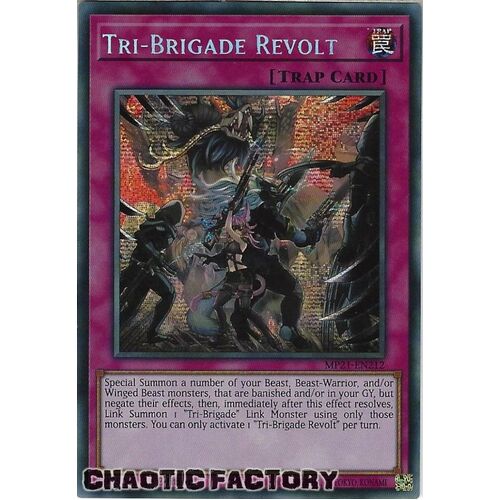 MP21-EN212 Tri-Brigade Revolt Prismatic Secret Rare 1st Edition NM