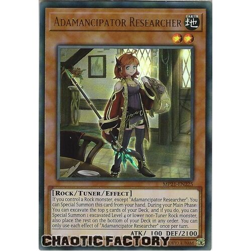 MP21-EN225 Adamancipator Researcher Ultra Rare 1st Edition NM