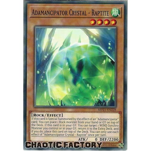 MP21-EN228 Adamancipator Crystal - Raptite Common 1st Edition NM
