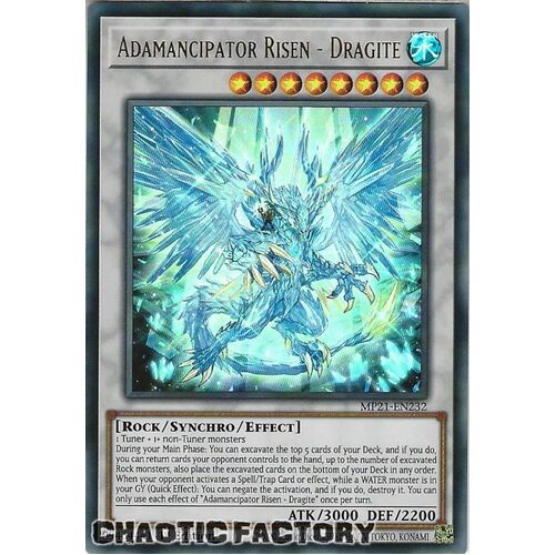 MP21-EN232 Adamancipator Risen - Dragite Ultra Rare 1st Edition NM