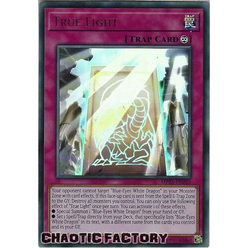 MP21-EN255 True Light Ultra Rare 1st Edition NM