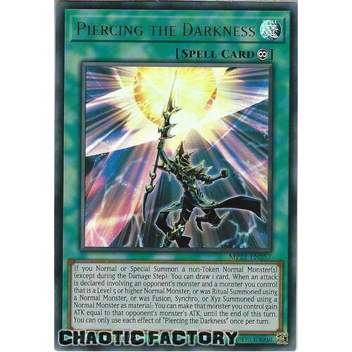 MP21-EN257 Piercing the Darkness Ultra Rare 1st Edition NM