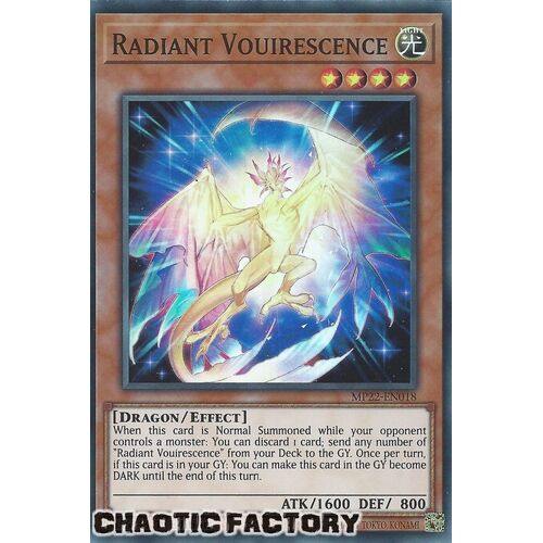MP22-EN018 Radiant Vouirescence Super Rare 1st Edition NM
