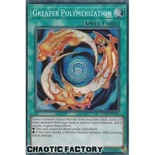 MP22-EN050 Greater Polymerization Prismatic Secret Rare 1st Edition NM