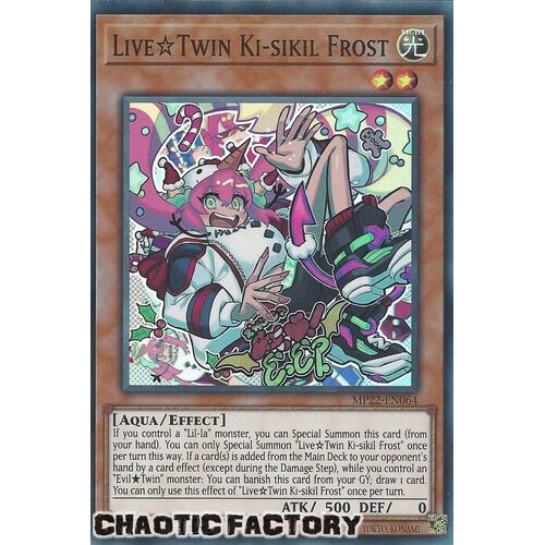 MP22-EN064 Live☆Twin Ki-sikil Frost Super Rare 1st Edition NM